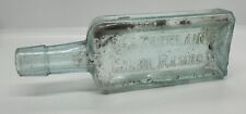 Vintage Embossed Chamberlains Cough Remedy Des Moines IA Med Bottle picture