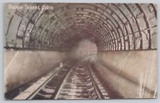 Vtg Post Card Hudson Tunnel Curve G217 picture