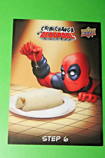2019 UPPER DECK MARVEL DEADPOOL CHIMICHANGA CWD-6 STEP 6 SECURE THE BURRITO picture