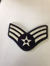 New US Air Force USAF SGT Sergeant  Uniform Rank E4 One Patch picture