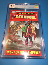 Deadpool #1 New Series Dracula #1 Homage Variant CGC 9.8 Gorgeous Gem Wow picture