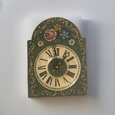 Early German Wag on the Wall or Tall Case Clock /hand painted/ Working picture