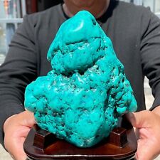 7.74lb Large Natural Blue Green Turquoise Green Crystal Gemstone Specimen picture