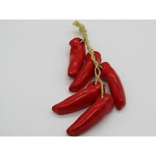 Vintage Unbranded Hanging Red Chili Pepper Kitchen Decor Ceramic picture