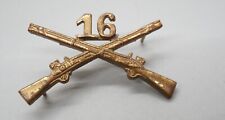 WWII 16th Infantry Regiment Officer Insignia Pin picture