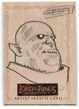 2008 Lord of the Rings Masterpieces II Sketches NNO Davide Fabbri Orc Sketch 1/1 picture