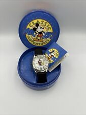 VTG 90's MICKEY MOUSE FIRE BRIGADE Classic Adventures DS-75 Fossil Quartz Watch picture