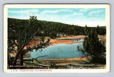 Yellowstone National Park-Firehole Lake, Antique, Vintage Souvenir Postcard picture