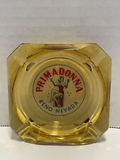 Primadonna Reno Nevada Ashtray Vintage Club Casino Glass  picture