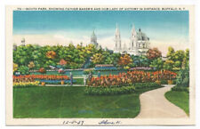 Buffalo NY Postcard South Park Father Bakers Our Lady of Victory picture