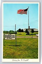 Fort Campbell KY-Kentucky, Scenic Greetings, Paratroopers, Vintage Postcard picture