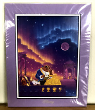 DISNEY FINE ART WRITTEN IN THE STARS BEAUTY BEAST LITHOGRAPH MANNY HERNANDEZ picture
