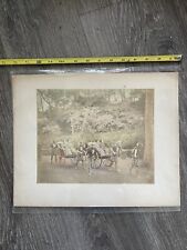Hand Tinted Large antique photograph Chinese Women And Men picture