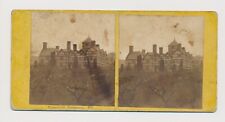 Stereoview c1860s Lymore Hall, Montgomery, Powys Wales picture