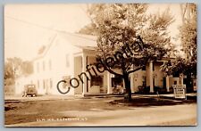 Real Photo Elm Inn Auto & Signs At Esperance NY Schoharie New York RP RPPC H55 picture