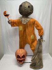 Spirit Halloween 4.3ft Animatronic SAM Trick 'r Treat Tested & Working READ picture