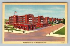 Bridgeport CT, General Electric Company Buildings VintageConnecticut Postcard   picture
