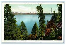 c1930's Lake Tahoe From Rubicon Point Mountain Peaks California CA Postcard picture