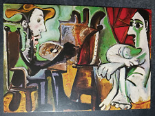 postcard Picasso artist Maler and Modell Model painting art unposted picture