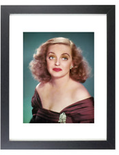 Actress Bette Davis Classic Portrait Matted & Framed Picture Photo picture