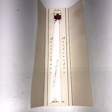 Vintage Ontario Canada Leather Bookmark Leaf Embossed White Hinterland Handcraft picture