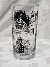 VTG  MCM Culver High Ball Excavator Drink Glasses Gold Mining Caterpillar CAT picture