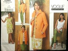 Vogue American Designer Pattern V2864 Calvin Klein Size 8-10-12 picture