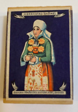Vintage Swedish Cardboard Matchbox with Wooden Matches, Herrestad (Skane) picture