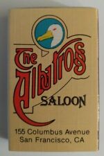 Vintage Matchbox The Albatros Saloon San Francisco Unstruck Mint picture
