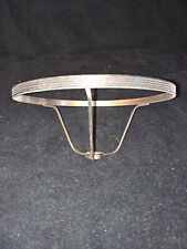 VTG Lamp Part , 7 in ring style , shade holder reeded ribbed band 3 3/4 inch arm picture