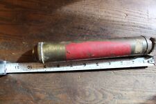 Small 9 3/4 Inch Vintage Brass Fire Extinguisher-Empty picture