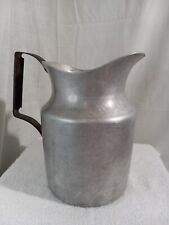 Vintage Large U.S Stamped Aluminum Water Pitcher  picture