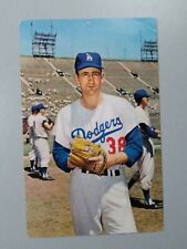 ROGER CRAIG Official 1960 DODGERS Postcard LOS ANGELES COLISEUM  #BC004 picture