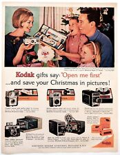 Kodak camera ad vintage 1962 Brownie Super 27 Christmas gift advertisement picture