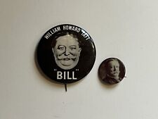 1908 1967 WILLIAM TAFT Political Campaign President Election Button Pin Set picture