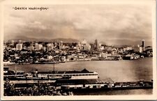 Real Photo Postcard View of the Seattle, Washington Skyline and Waterfront picture