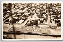 Laredo TX RPPC Texas Aerial View Street Homes Buildings Real Photo Postcard T23 picture