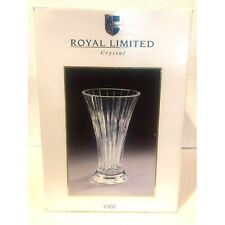 Royal Limited Crystal Vase 1995 May Dept Stores Co NIB Hollywood Regency picture