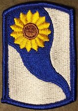 US ARMY 69th INFANTRY BRIGADE MILITARY PATCH KANSAS ARMY NATIONAL GUARD COLOR picture
