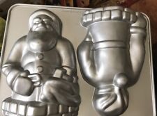 3D Santa Claus Cake Pan Nordic Ware Williams Sonoma Vintage Style Christmas picture