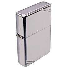 ZIPPO Vintage Design High Polished Chrome Finish Windproof Lighter 260 picture