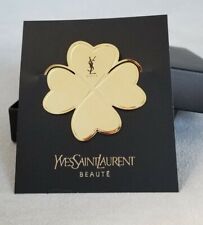 NEW ❤ YSL Beaute GWP 4-Leaf Lucky Clover Bookmark NIB  picture