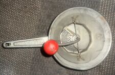 Vintage Moulin Legumes Food Mill #2 Made in France Brevete SGDG Aluminum Red picture