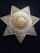 Obsolete Vintage Replica Santa Fe Deputy badge  picture