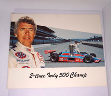 Jumbo Postcard Gordon Johncock 20 Indianapolis 500 STP Two Time Champ picture