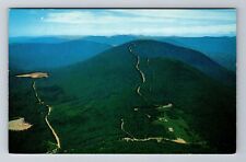 Manchester VT-Vermont, Aerial Of Mt Equinox And Sky Line Drive Vintage Postcard picture