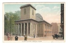 King's Chapel Boston Massachusetts Vintage Postcard EB182 picture