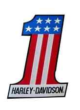 Harley American #1 Large Patch - Harley Davidson Motorcycle Embroidery Patch picture