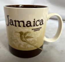 Starbucks Jamaica Global Icon Coffee Mug Hummingbird 16oz Brown 2018 Excellent picture