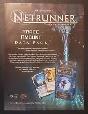 ANDROID: NETRUNNER Trace Amount Data Pack Card Game ~ Magazine Page PRINT AD picture